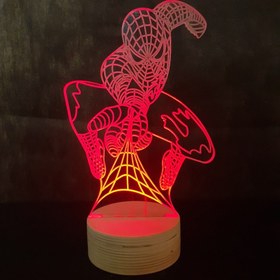 تصویر طرح مرد عنکبوتی سه بعدی 