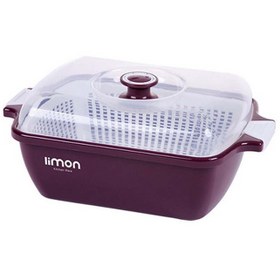 تصویر سبد نان و سبزی لیمون مدل یاس سایز متوسط - سفید 