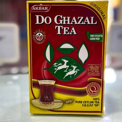 تصویر چای سیلان اکبر برند دوغزال شیرنشان مدل ساده - ساده Akbar Brothers - Do Ghazal Tea