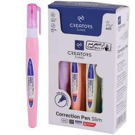 تصویر غلط گیر قلمی 6 میلی لیتری Creators Class بسته 12 عددی Creators Class 6ml Point Correction Pen Pack Of 12