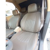 تصویر روکش صندلی جلوه طرح بوگاتی مناسب خودرو پرشیا 