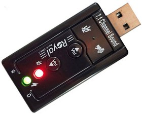 تصویر کارت صدا اکسترنال ولوم دار Royal 7.1 ا Royal 7.1 USB sound adapter Royal 7.1 USB sound adapter