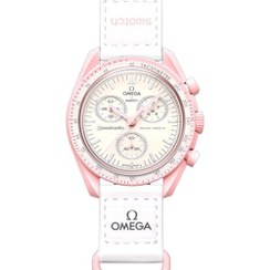 تصویر ساعت اسپرت زنانه امگا سواچ اسنوپی طرح ونوس 