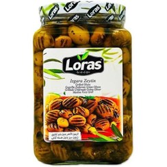تصویر زیتون کبابی بدون هسته لوراس ۲۲۰۰ گرم 