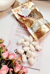 تصویر پیله ابریشم درجه یک و مرغوب و تازه بدون بوی ماندگی(۳۰ عدد)(فیشیال و پاکسازی طبیعی، عمیق و ملایم پوست) 