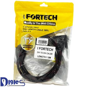 تصویر کابل IFORTECH 1.5M DVI 