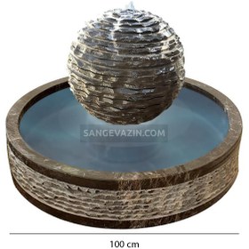 تصویر آبنما سنگی کهکشان 