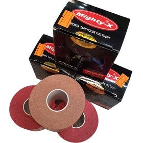 تصویر چسب عضله کنزیو تیپ مدل mighty-x - قرمز 