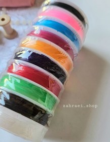 تصویر نخ دستبندی رنگی ۸ میل 