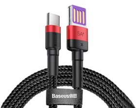 تصویر کابل تبدیل USB به Type-C باسئوس مدل CATKLF-PG1 طول ۱ متر 