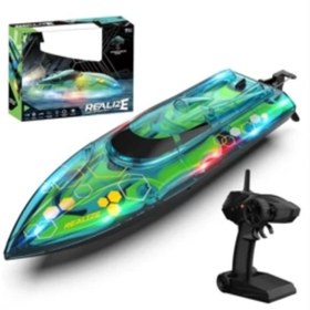 تصویر اسباب بازی کنترلی مدل قایق طرح شارژی کد 155 