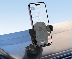 تصویر هولدر موبایل داخل خودرو رسی RECCI RHO_C29 MULTI-FUNCTION CAR HOLDER 