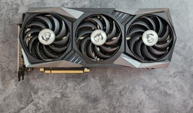 تصویر کارت گرافیک استوک ام اس آی GeForce RTX 3080 GAMING Z TRIO ظرفیت 10 گیگابایت با کارتن 