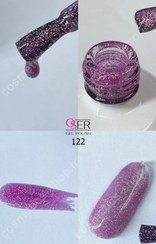 تصویر لاک ژل ناخن اسر مدل اکلیلی کد 122 OSER LAK