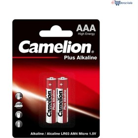 تصویر باتری سایز AAAA کملیون مدل Plus Alkaline بسته 2 عددی ا Camelion Plus Alkaline AAAA Battery Pack Of 2 Camelion Plus Alkaline AAAA Battery Pack Of 2