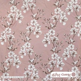 تصویر سرویس ملحفه آدنو مدل زنبق کد IR121 دونفره 3تکه 