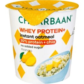 تصویر اوتمیل با پروتئین و چیا (طعم انبه) چاربان - 55 گرمی 