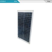 تصویر پنل خورشیدی 30 وات پلی کریستال MLG solar 