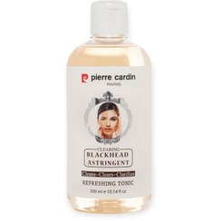 تصویر لوسیون پاک کننده یا تونر جوش سر سیاه پیرکاردین PIERRE CARDIN مدل رفرشینگ تونیک REFRESHING TONIC حجم 300 میلی لیتر 