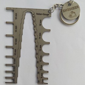 تصویر گیج اندازه گیری میلگرد Rebar gauge