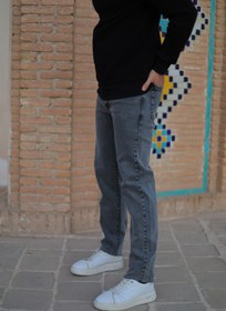 تصویر شلوار جین اسلیم - طوسی / 33 