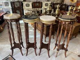 تصویر میز تلفن چوب راش 