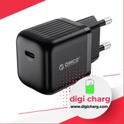 تصویر شارژر دیواری تایپ سی فست شارژ اوریکو PT30-C 