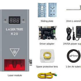 تصویر ماژول لیزر Laser tree LT-K20 با خروجی اپتیکال 20 وات 