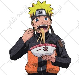 تصویر راگ تافتینگ انیمه طرح ناروتو 