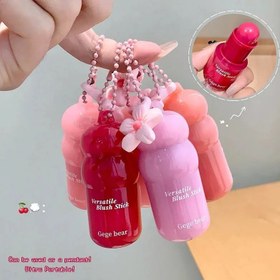 تصویر رژگونه استیکی جیجی بر 