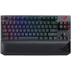 تصویر کیبورد بی سیم گیمینگ ایسوس ROG Strix Scope RX TKL Wireless Deluxe ASUS ROG Strix Scope RX TKL Wireless Deluxe Mechanical Gaming Keyboard