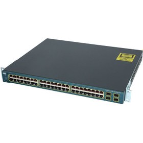 تصویر سوئیچ سیسکو مدل WS-C3560-48PS-S استوک Cisco WS-C3560-48PS-S 48Port Switch Stock