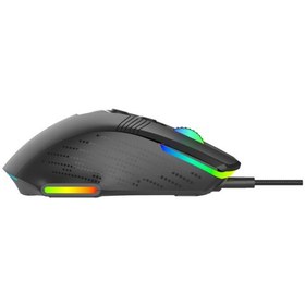 تصویر ماوس باسیم گیمینگ پرودو مدل PDX320 Porodo Gaming 9D Wired Mouse DPI 12800 with 13 Modes RGB Light PDX320