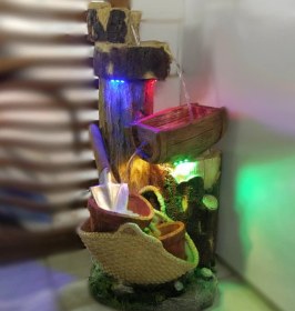 تصویر آبنما مدل گل کار 