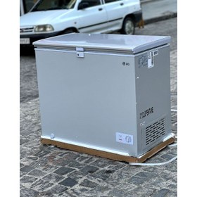 تصویر فریزر صندوقی ال جی مدل GCS215SQFG ظرفیت 190 لیتر با سیستم سرمایش سریع و نور LED 