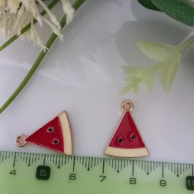 تصویر پلاک آویزی هندوانه مثلثی(فروش بصورت دونه ای) 