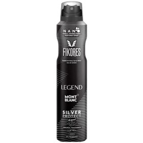 تصویر اسپری خوشبو کننده بدن مردانه نانو فیکورس رایحه لجند مونت بلنک حجم 200 میل Men's body spray Nano Fikores Legend of Mont Blanc 200 ml