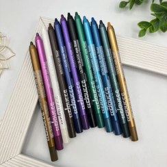 تصویر پک ۱۲ عددی مداد چشم شمعی رنگی ضدآب 