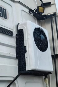 تصویر کولر درجا و حرکت کامیون و ماشین آلات 24 ولت کم مصرف کولدکینگ مدل 3001 airconditioning truck coldking 24v.3800w