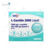 تصویر ویال ال کارنیتین 2000 میلی گرم یوروویتال 6 عددی Eurhovital L Carnitin 2000 Liquid 6 Vials