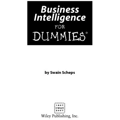 خرید و قیمت دانلود کتاب Business Intelligence For Dummies ویرایش 1 | ترب
