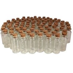 تصویر بطری دکوری شیشه گیفت بسته ۱۰۰ عددی 