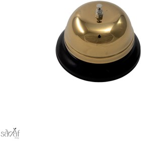 تصویر زنگ بار استیل طلایی (یک عددی) 