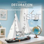 تصویر لگو قایق«بادبانی» 