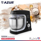 تصویر همزن صنعتی AZUR مدل AZ-931SM - با قدرت 1200 وات و ظرفیت 5 لیتر AZUR industrial mixer model AZ-931SM - with 1200 watts of power and a capacity of 5 liters