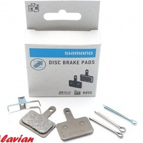 تصویر لنت ترمز رزین پکدار اصلی شیمانو B05S shimano brake pads b05s