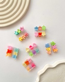 تصویر مینی کلیپس رنگی وارداتی - کد 