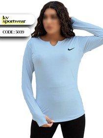 تصویر بلوز فینگردار ورزشی زنانه NIKE کد 006 NIKE Womens Sports Fingered Blouse code 006