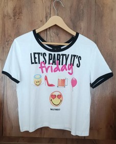 تصویر تیشرت دخترانه برند smiley T_shirt smiley