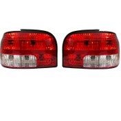 تصویر چراغ خطر عقب مدرن مناسب پراید ۱۳۱ سمت چپ و راست 